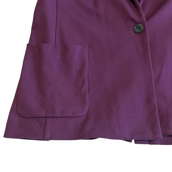 Coolibar Women's Key Cove Jacket Single Button Blazer UPF 50 Deep Wine Sz M - Picture 7 of 11